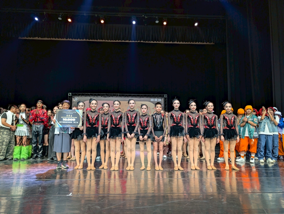 團體啦啦舞第三名_臺南市中山國中圖片