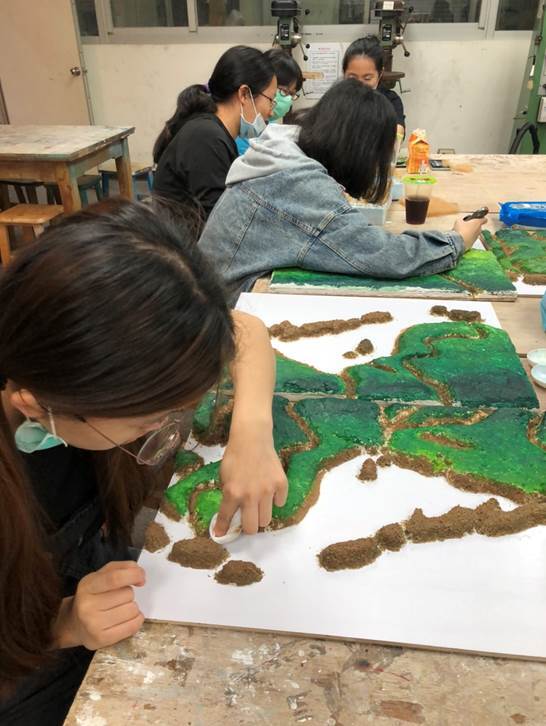 鯤喜灣導讀地圖製作與展覽圖片