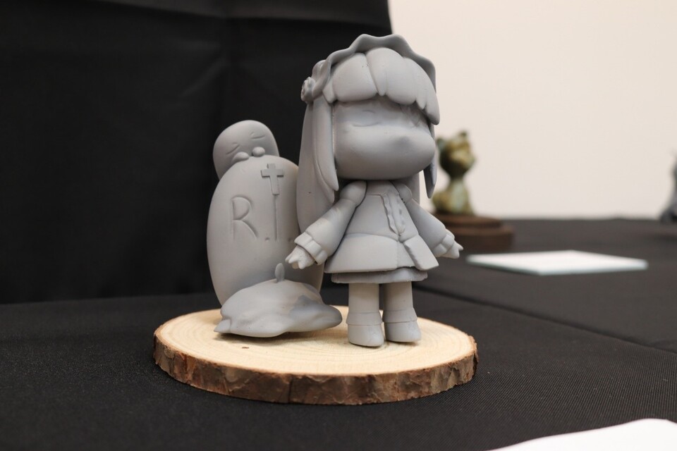 110學年度技優領航培訓計畫的技優生漫畫系一年級蕭瑀萱同學作品，作品名稱為“小殭屍與小幽靈”，獲得佳作。圖片