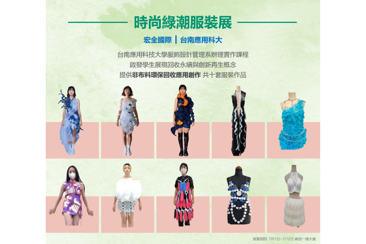 ｜113年｜【主軸C】「時尚綠潮」環保回收料服裝創作展覽圖片
